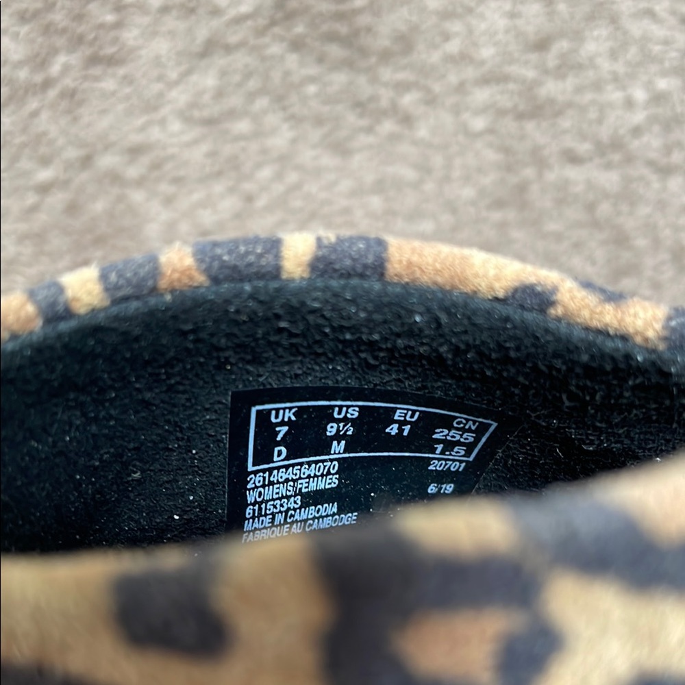 Leopard Print Ankle Boots - Picture 5 of 6